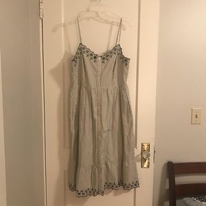 Madewell Pinstriped Dress!